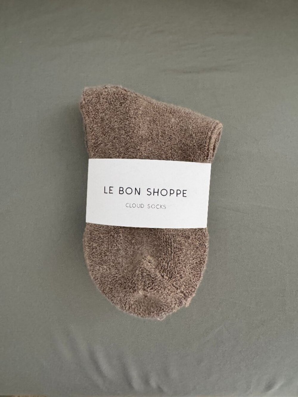 Le Bon Shoppe Cloud Socks in Frappe